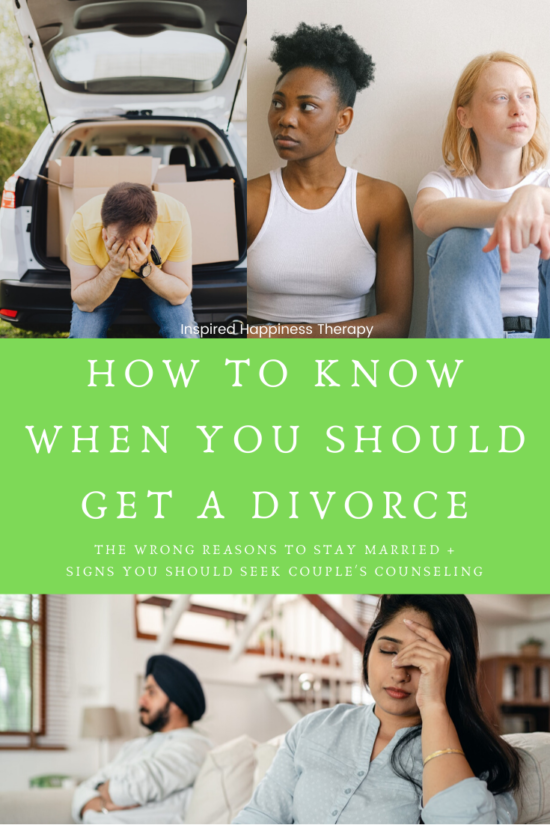 How to know if you should get a divorce